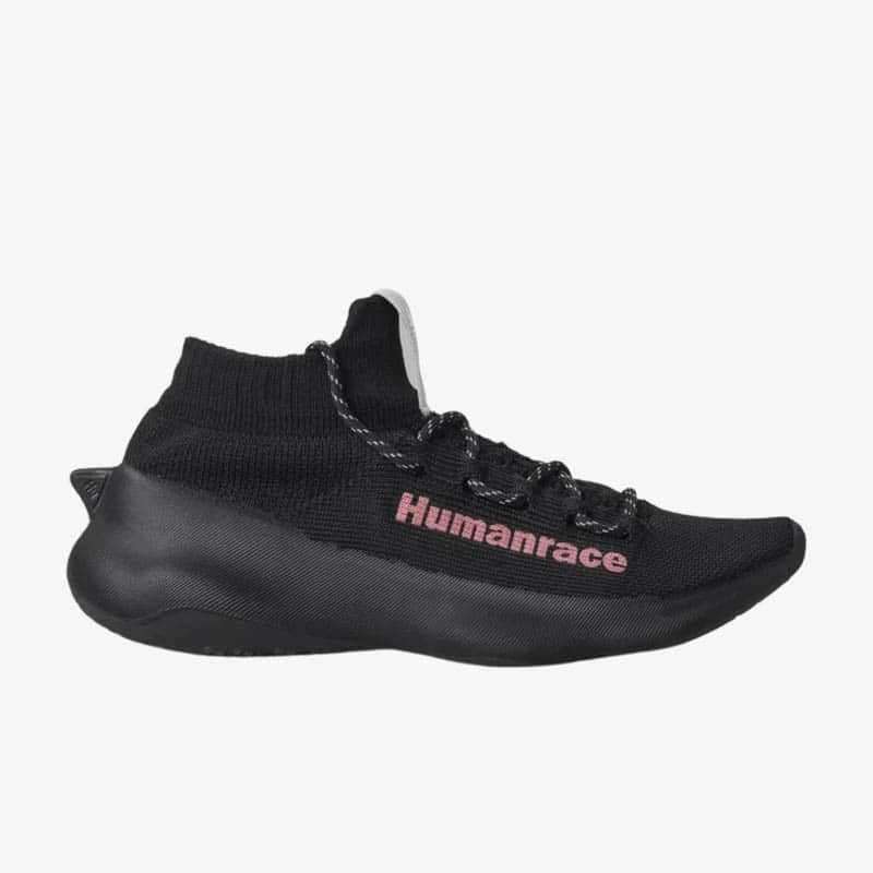 Black and white human race shoes on sale